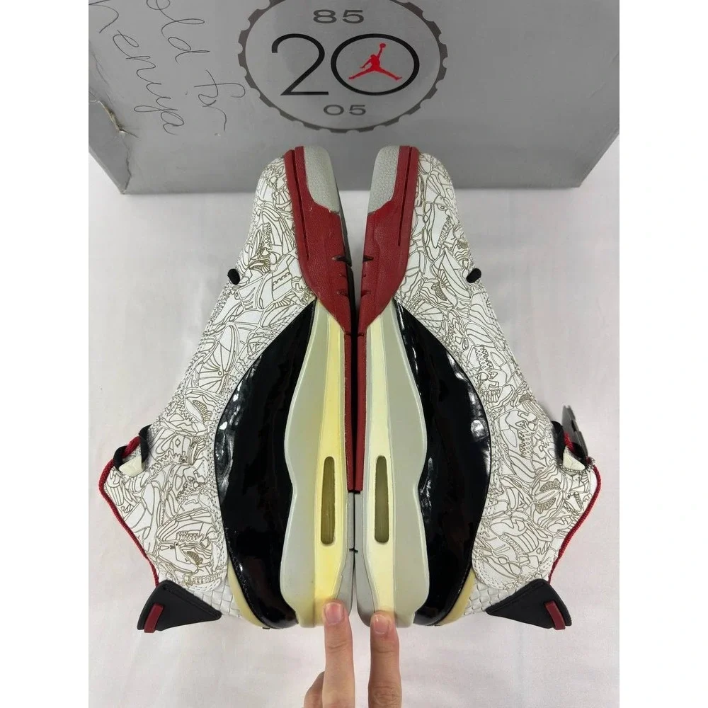 Nike Air Jordan Dub Zero 'Varsity Red' 2005 Men's 311046-103 Size 12